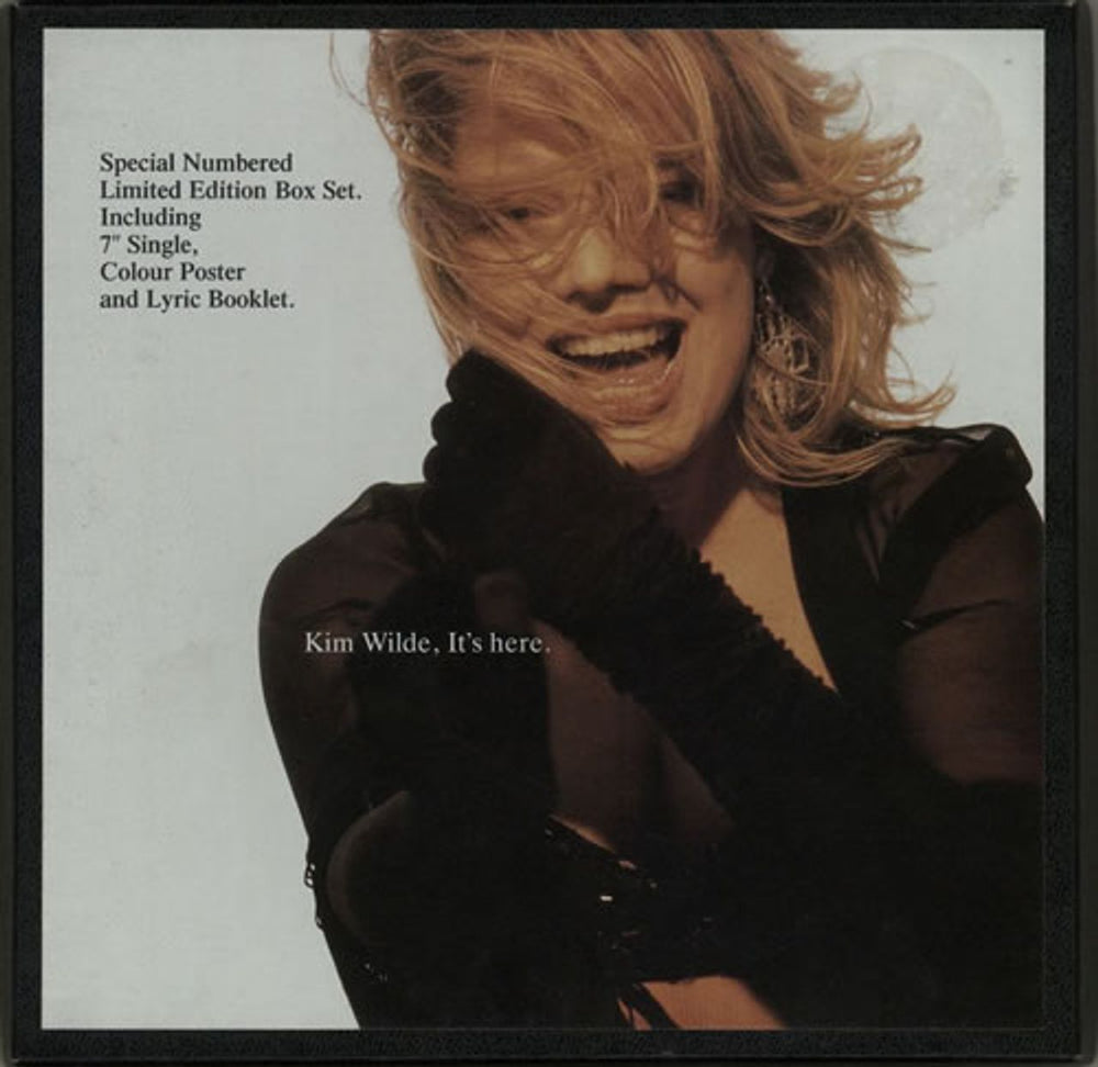 Kim Wilde It's Here + Box UK 7" single box set KIMB12