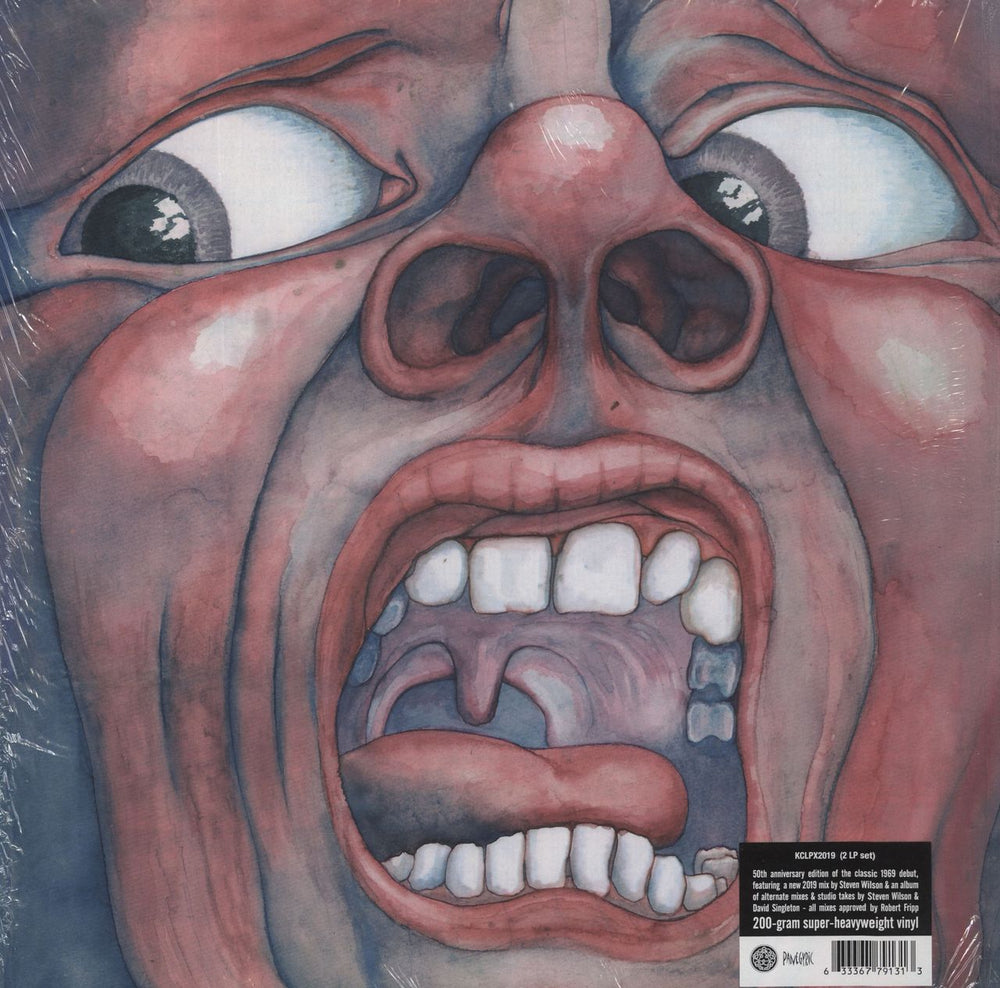 King Crimson In The Court Of The Crimson King - 200 Gram - Opened shrink UK 2-LP vinyl record set (Double LP Album) KCLPX2019