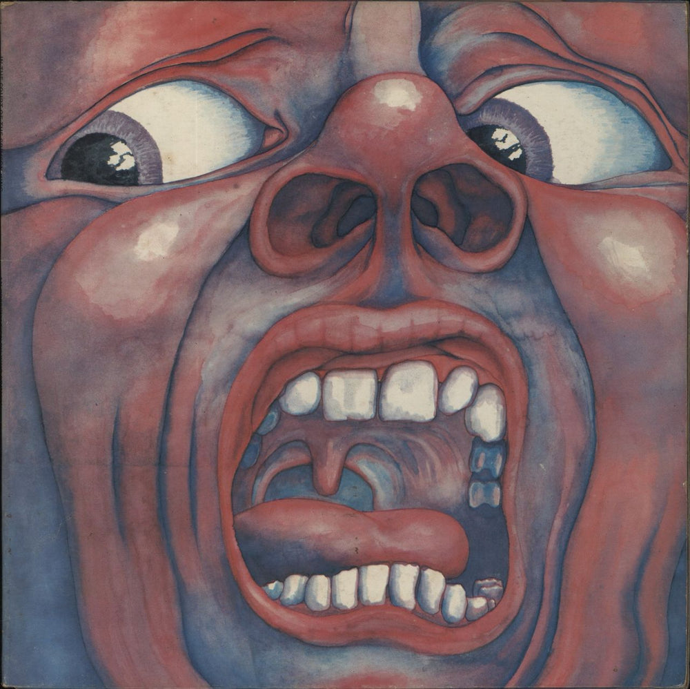 King Crimson In The Court Of The Crimson King - 2nd - EX UK vinyl LP album (LP record) ILPS9111
