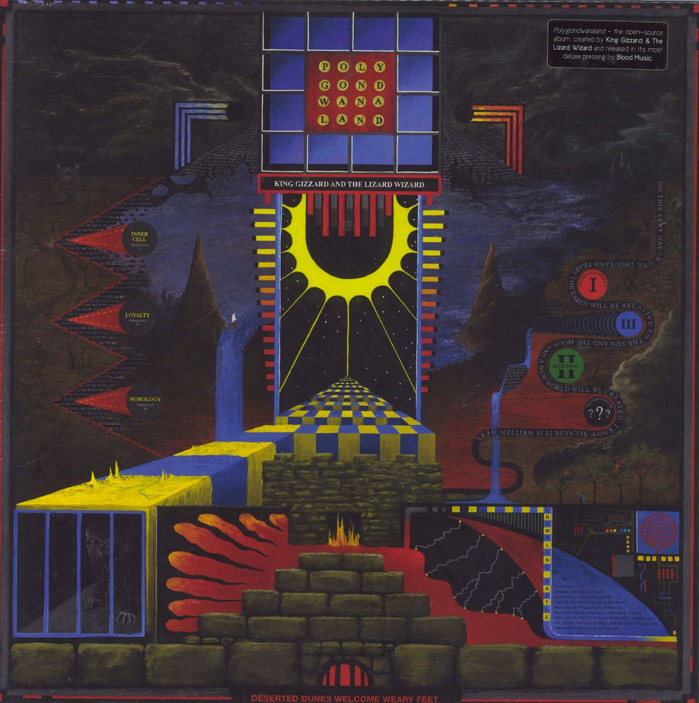 King Gizzard And The Lizard Wizard Polygondwanaland - 180gm - Sealed Finnish vinyl LP album (LP record) BLOOD-206