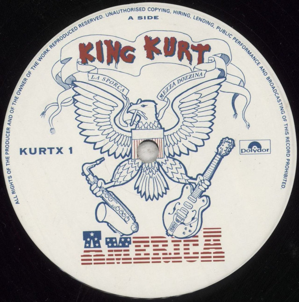 King Kurt America UK 12" vinyl single (12 inch record / Maxi-single) K-K12AM15881