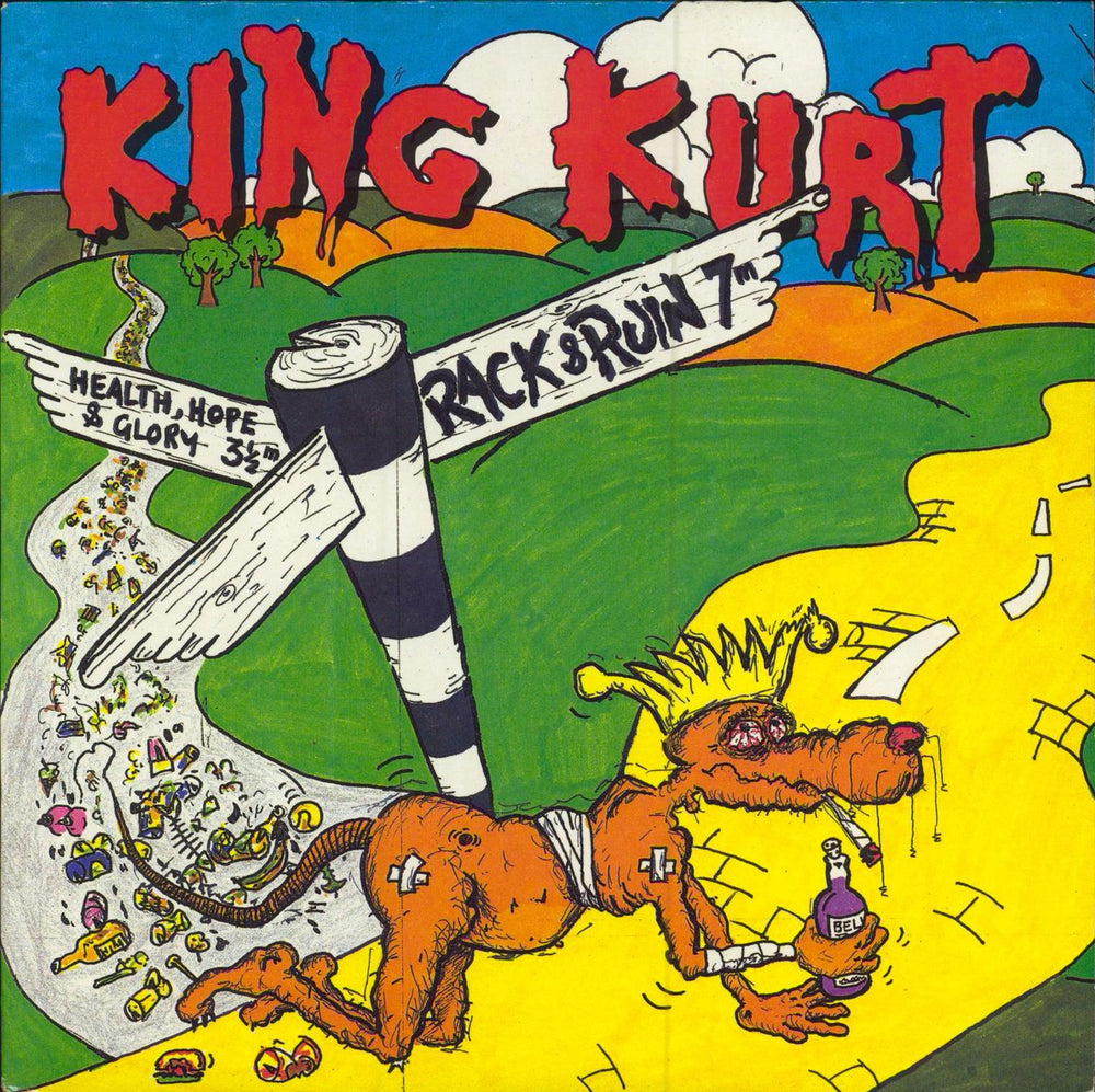 King Kurt Road to Rack And Ruin UK 7" vinyl single (7 inch record / 45) BUY230