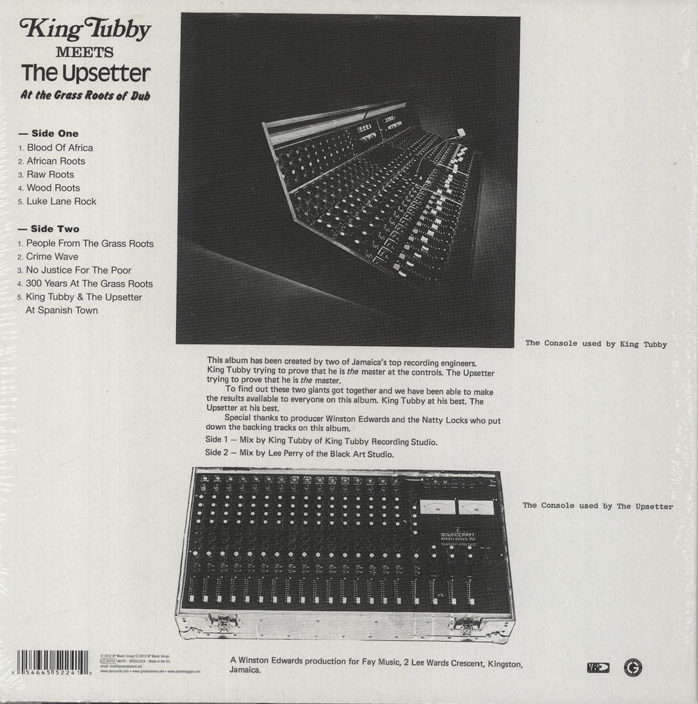 King Tubby At The Grass Roots Of Dub - Sealed UK vinyl LP album (LP record) 054645522410