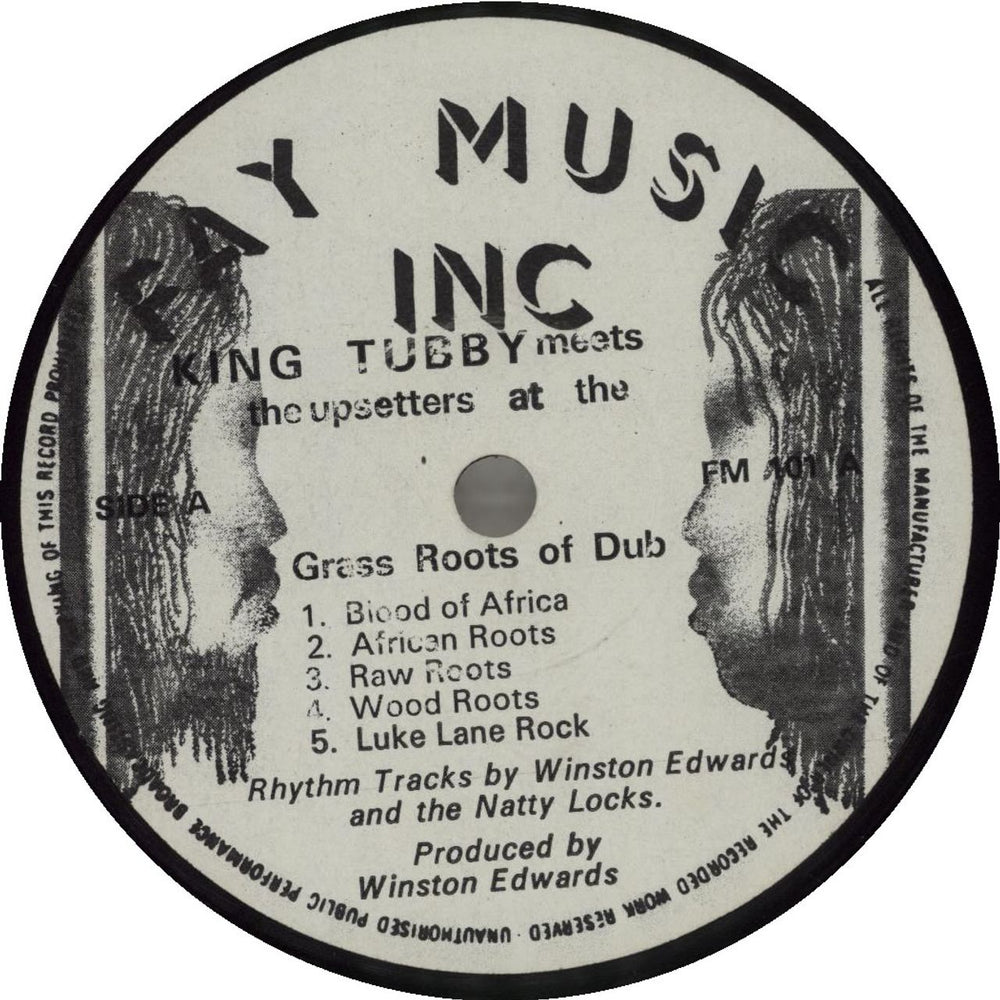 King Tubby At The Grass Roots Of Dub UK vinyl LP album (LP record) K/TLPAT687237