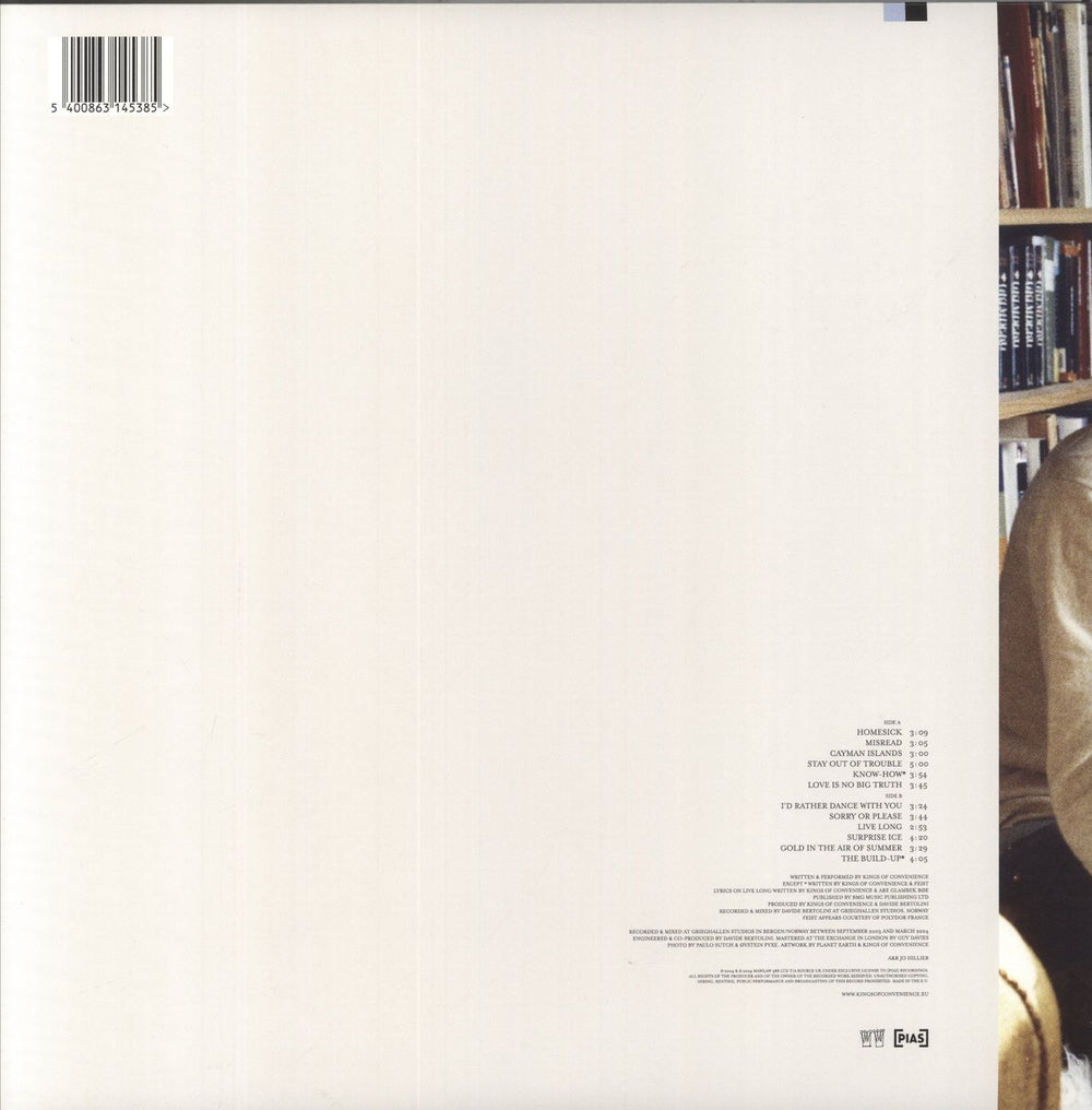 Kings Of Convenience Riot On An Empty Street UK vinyl LP album (LP record) 5400863145385