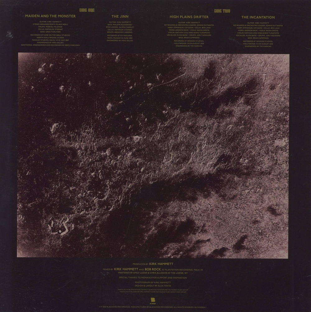 Kirk Hammett Portals - Ocean Blue Vinyl - RSD22 US 12" vinyl single (12 inch record / Maxi-single)