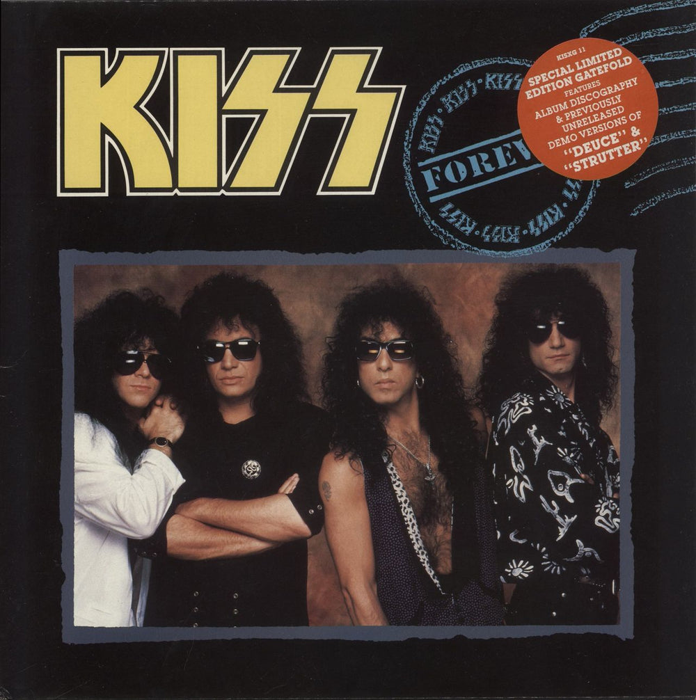 Kiss Forever UK 12" vinyl single (12 inch record / Maxi-single) KISXG11