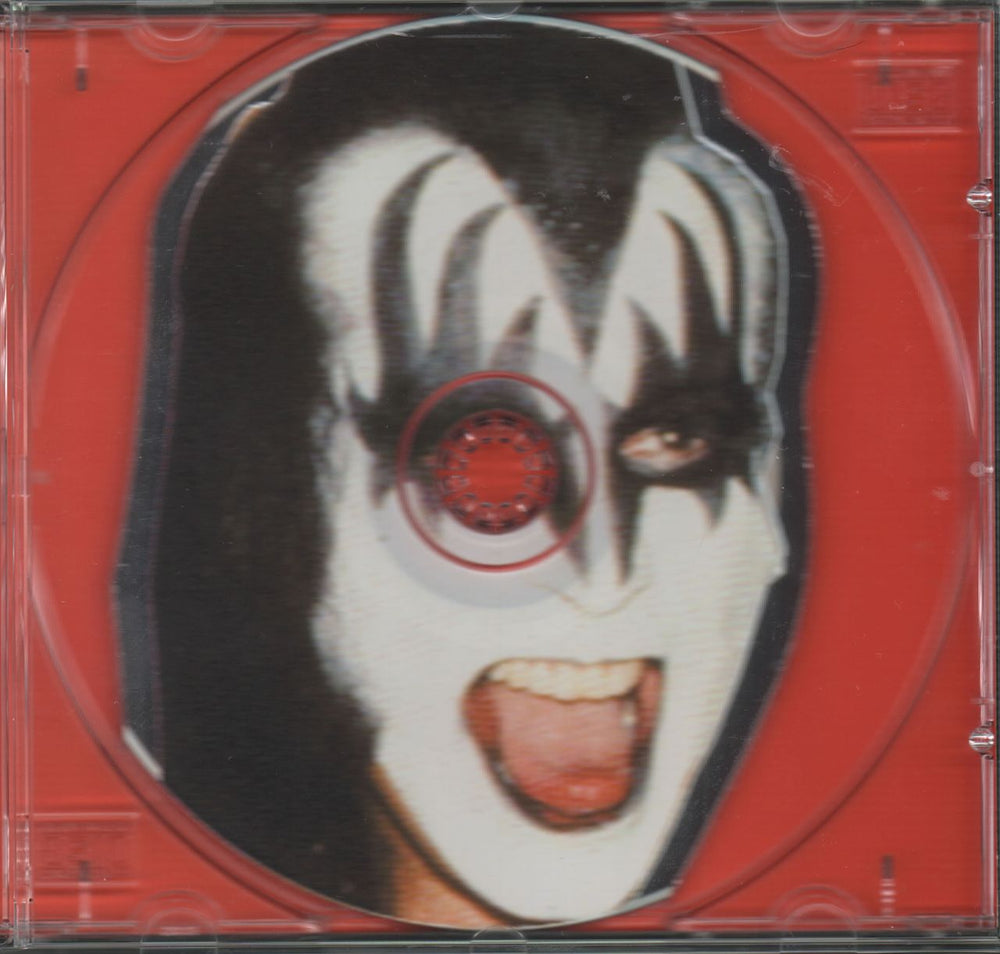 Kiss Interview With Gene - Shaped CD UK CD single (CD5 / 5") KISSCD1