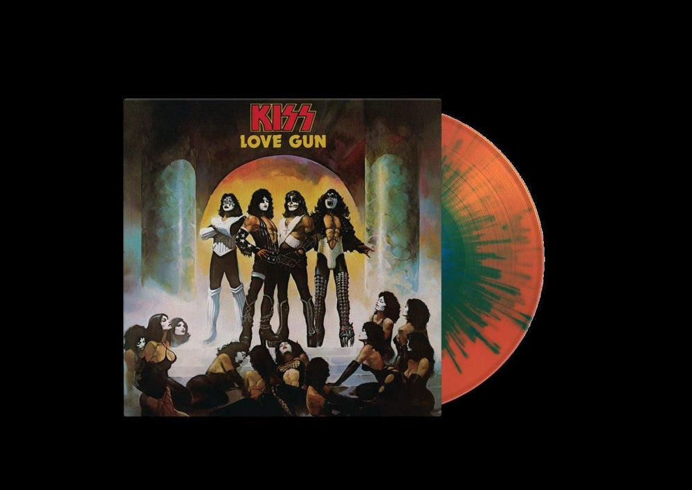 Kiss Love Gun - National Album Day 2025 - Tangerine/Aqua Splatter Vinyl - Sealed UK vinyl LP album (LP record) 00602478556463