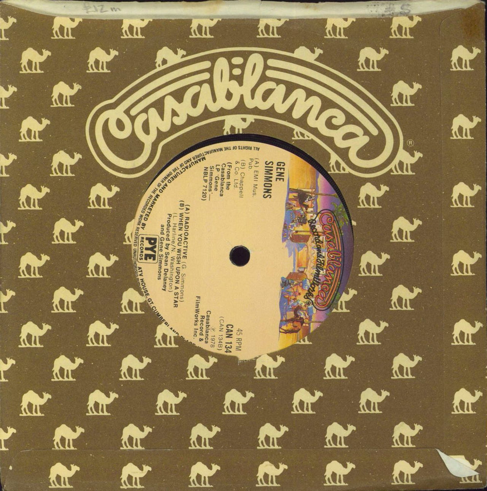 Kiss Radioactive UK 7" vinyl single (7 inch record / 45)