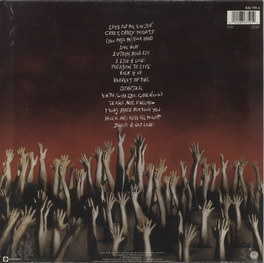 Kiss Smashes, Thrashes & Hits - shrink Dutch vinyl LP album (LP record) 042283675919