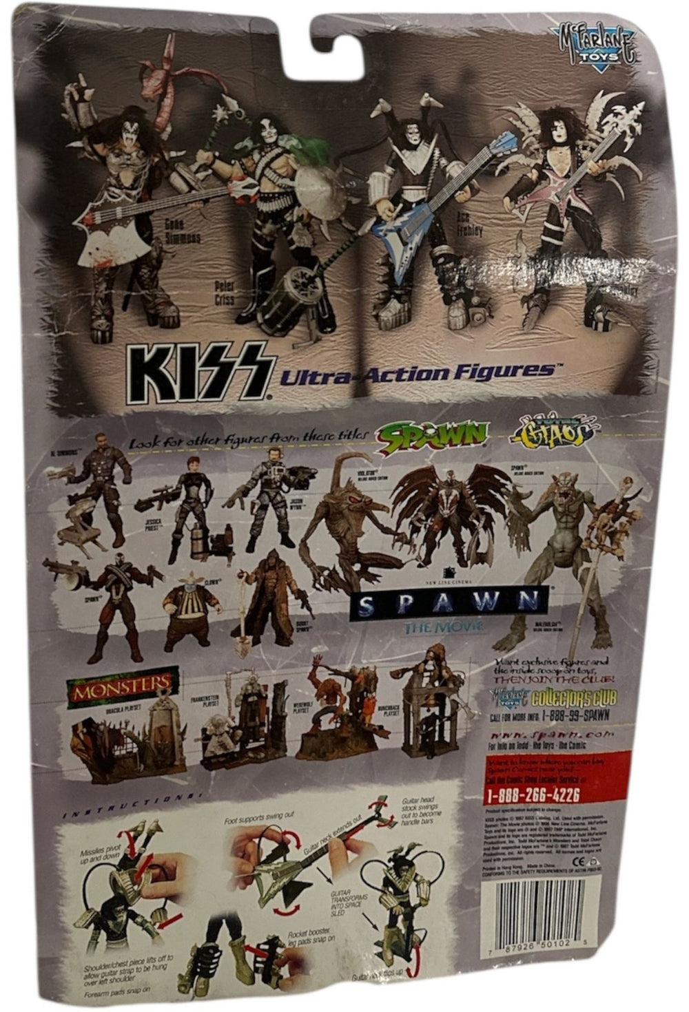 Kiss Ultra-Action Figure - Ace Frehley US Toy 787926501025