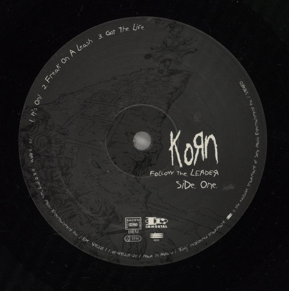 Korn Follow The Leader UK 2-LP vinyl record set (Double LP Album) KOR2LFO880889