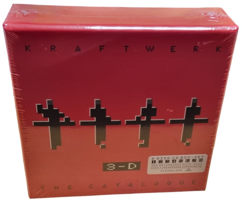 Kraftwerk 3-D - The Catalogue - 8 Disk UK CD Album Box Set KRADXDT847248