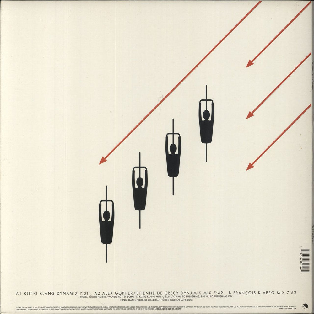 Kraftwerk Aerodynamik + Inner UK 12" vinyl single (12 inch record / Maxi-single) 724354820465