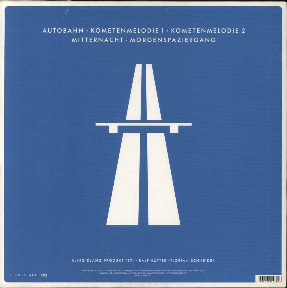 Kraftwerk Autobahn - 180g - EX German vinyl LP album (LP record) 5099969958618