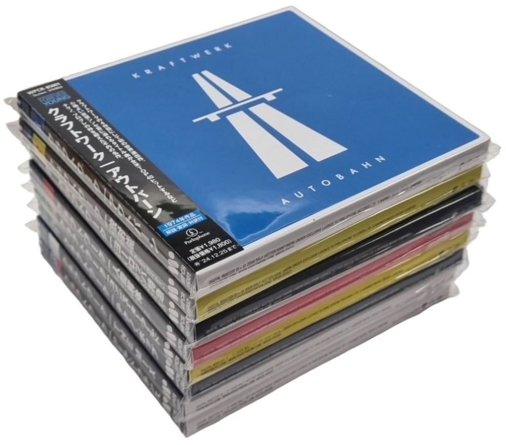 Kraftwerk Kling Klang Digital Master - 8-CDs + PVC Folder Japanese CD album (CDLP) WPCR-85001~8