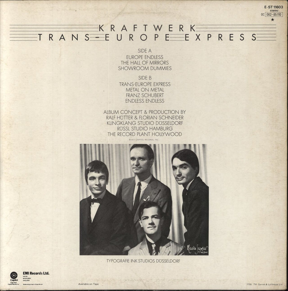 Kraftwerk Trans-Europe Express - 2nd - EX UK vinyl LP album (LP record)