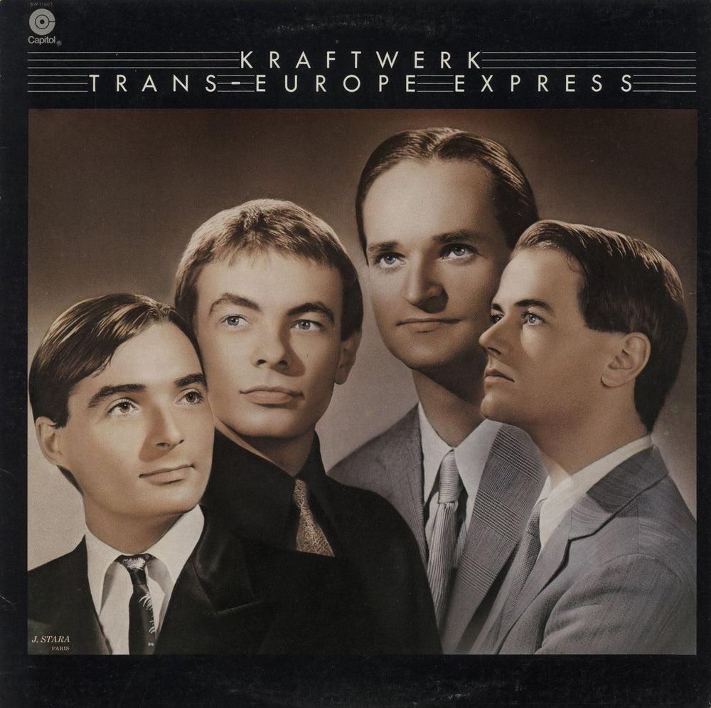 Kraftwerk Trans-Europe Express - VG US vinyl LP album (LP record) SW-11603