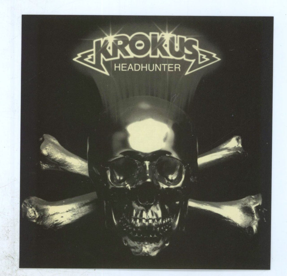 Krokus Headhunter + Inserts & Sticker Swiss vinyl LP album (LP record) 205255