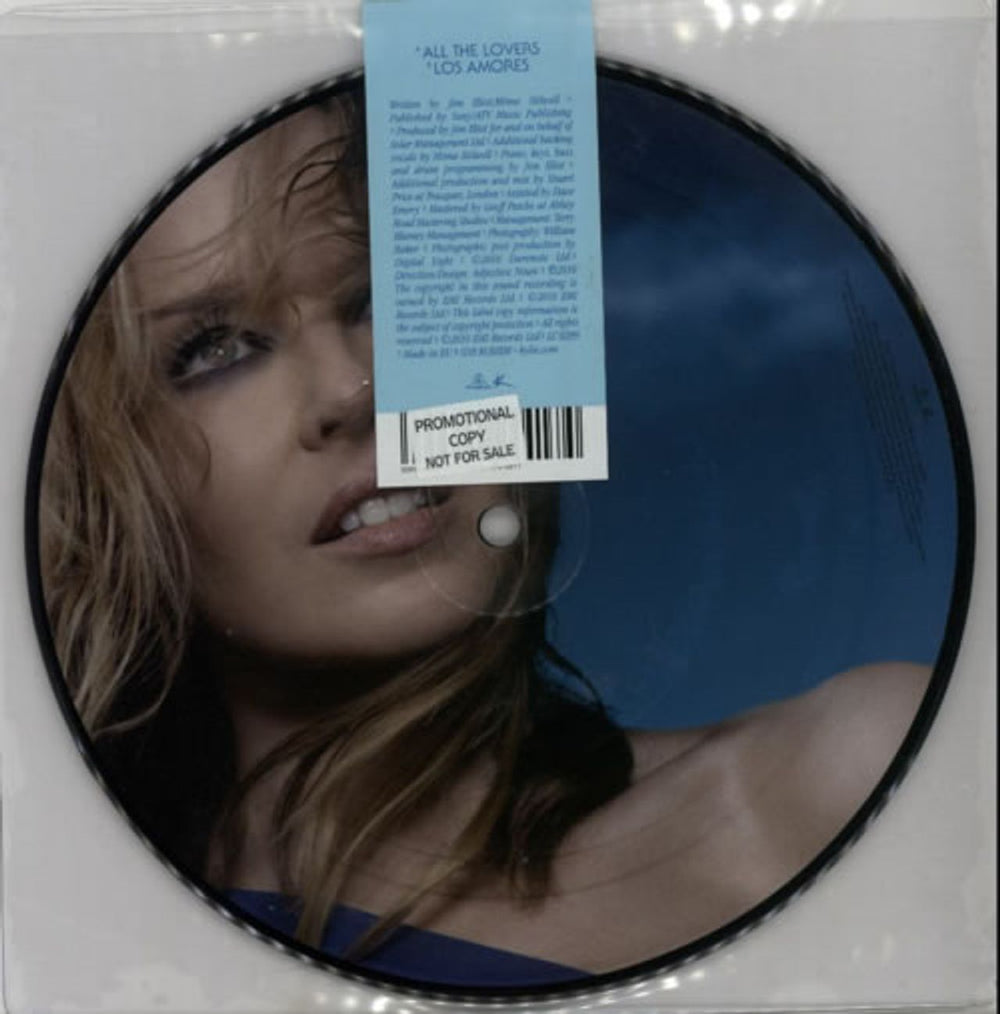 Kylie Minogue All The Lovers - Title Stickered UK 7" vinyl picture disc (7 inch picture disc single) KYL7PAL607608