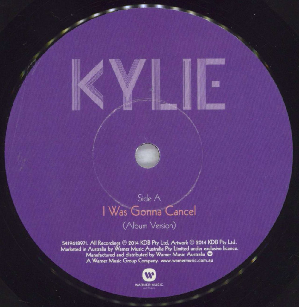 Kylie Minogue I Was Gonna Cancel - Shrink Australian 7" vinyl single (7 inch record / 45) KYL07IW634794