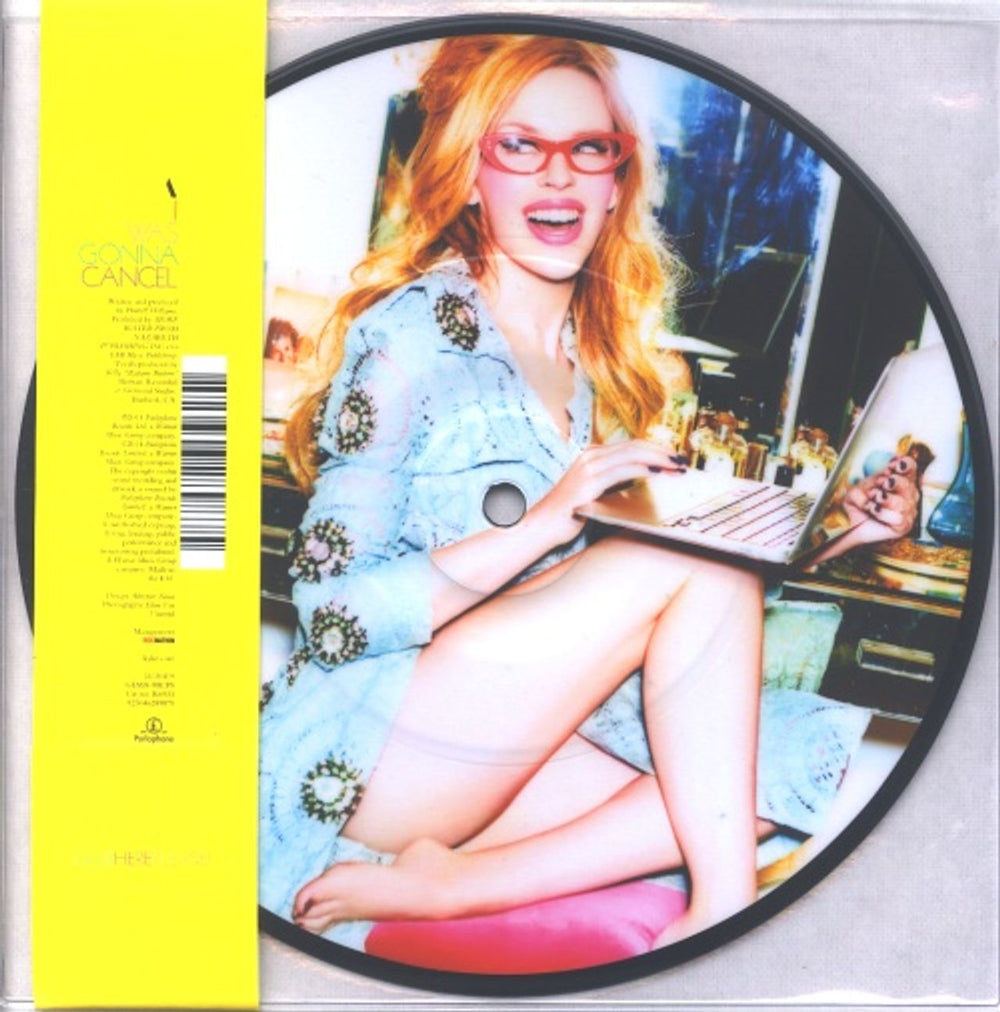 Kylie Minogue I Was Gonna Cancel UK 7" vinyl picture disc (7 inch picture disc single) KYL7PIW607823