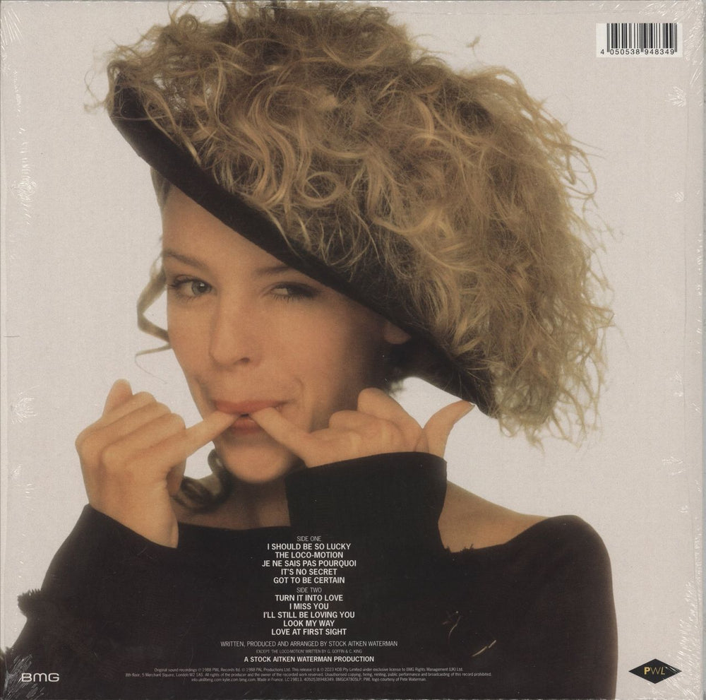 Kylie Minogue Kylie: 35th Anniversary - Aquamarine Clear Vinyl UK vinyl LP album (LP record) 4050538948349