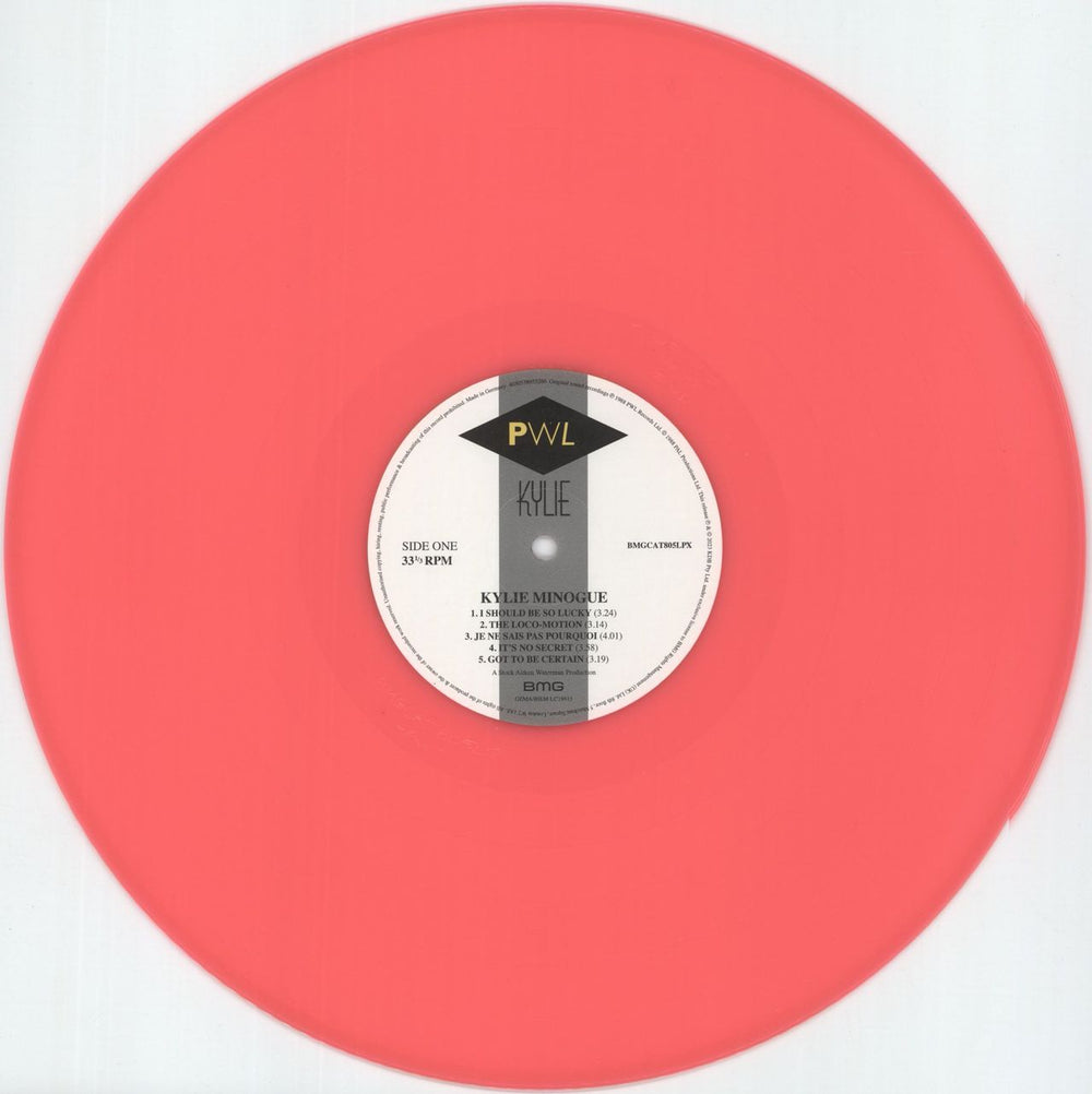 Kylie Minogue Kylie - Neon Pink Vinyl 35th Anniversary Edition - Shrink UK vinyl LP album (LP record) KYLLPKY875589