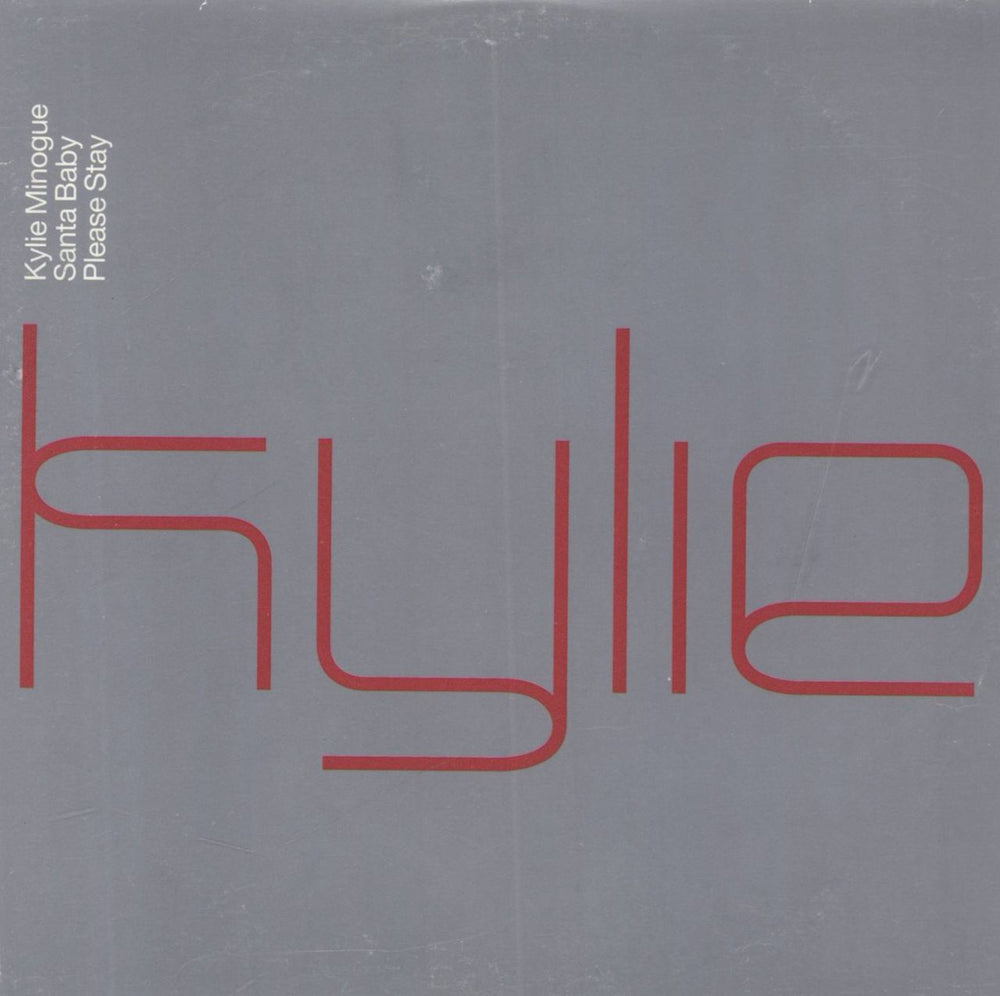 Kylie Minogue Santa Baby UK Promo CD single (CD5 / 5") CDRDJX6551