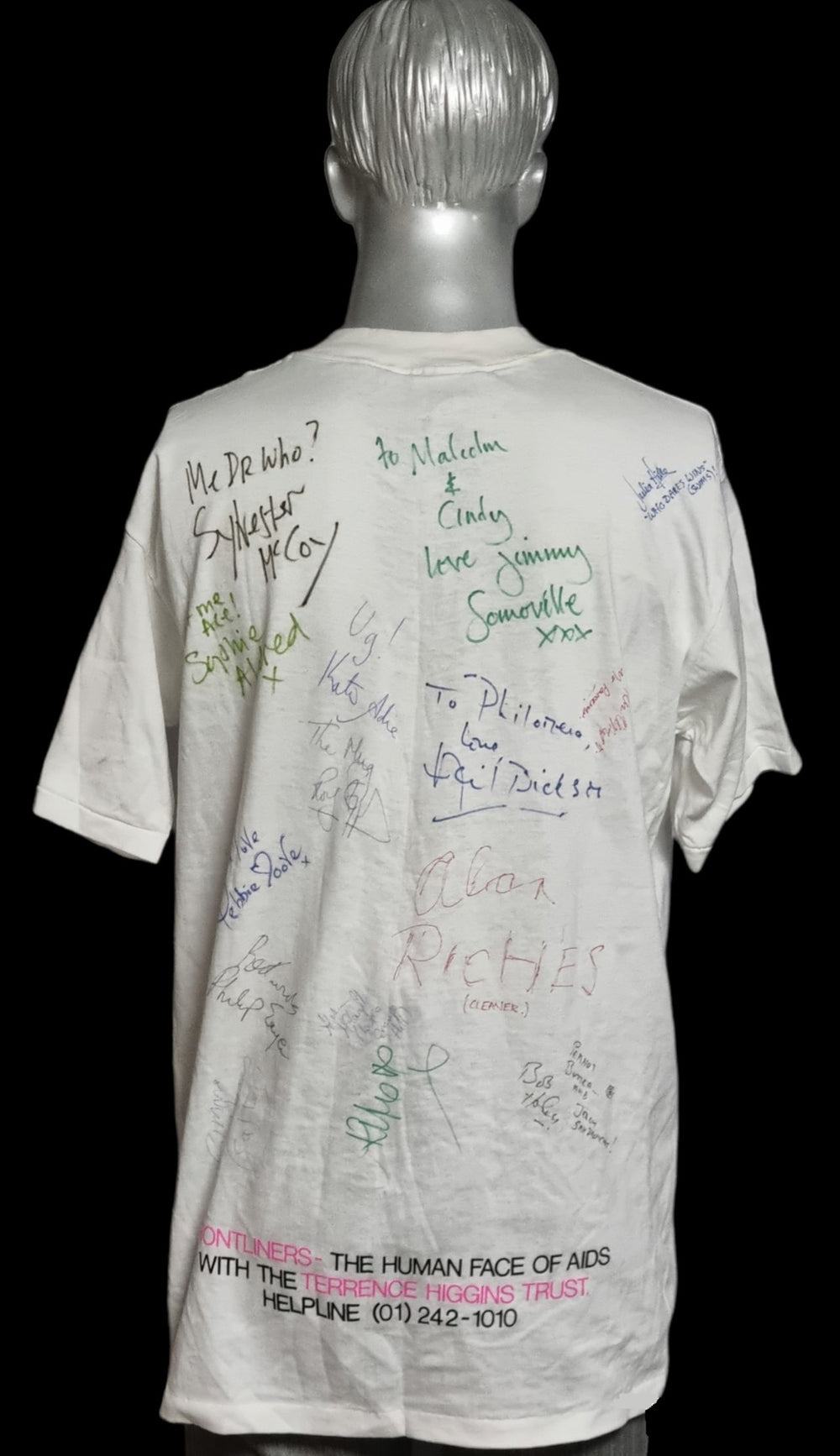 Kylie Minogue Shop Assistance - Autographed T Shirt UK Promo t-shirt