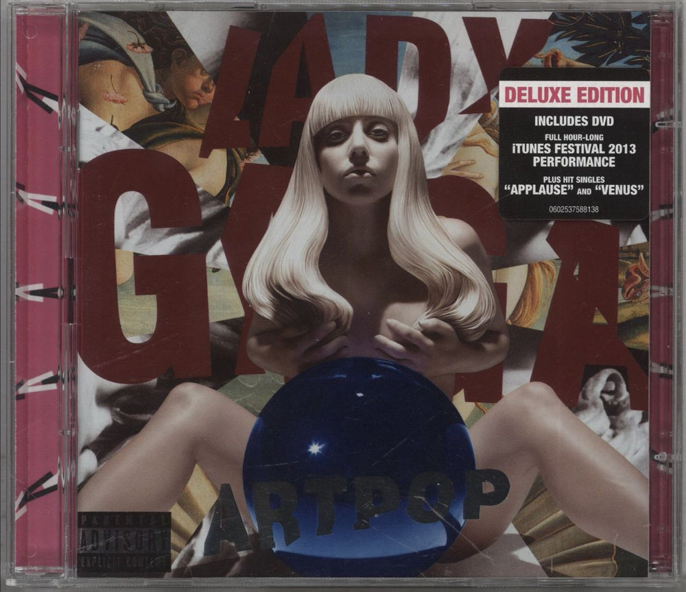 Lady Gaga Artpop UK 2-disc CD/DVD set 602537588138
