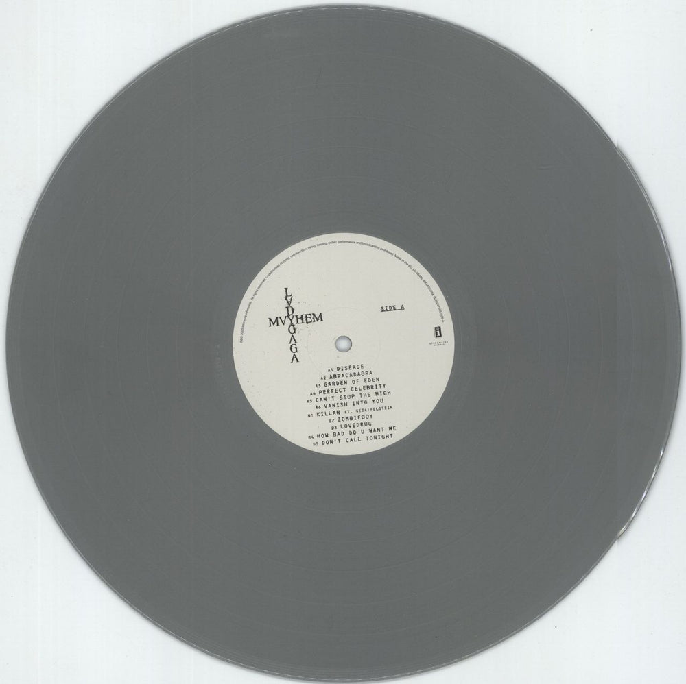 Lady Gaga MAYHEM - Opaque Silver Vinyl + Autographed Card, Poster & CD UK 2-LP vinyl record set (Double LP Album) LGQ2LMA880829