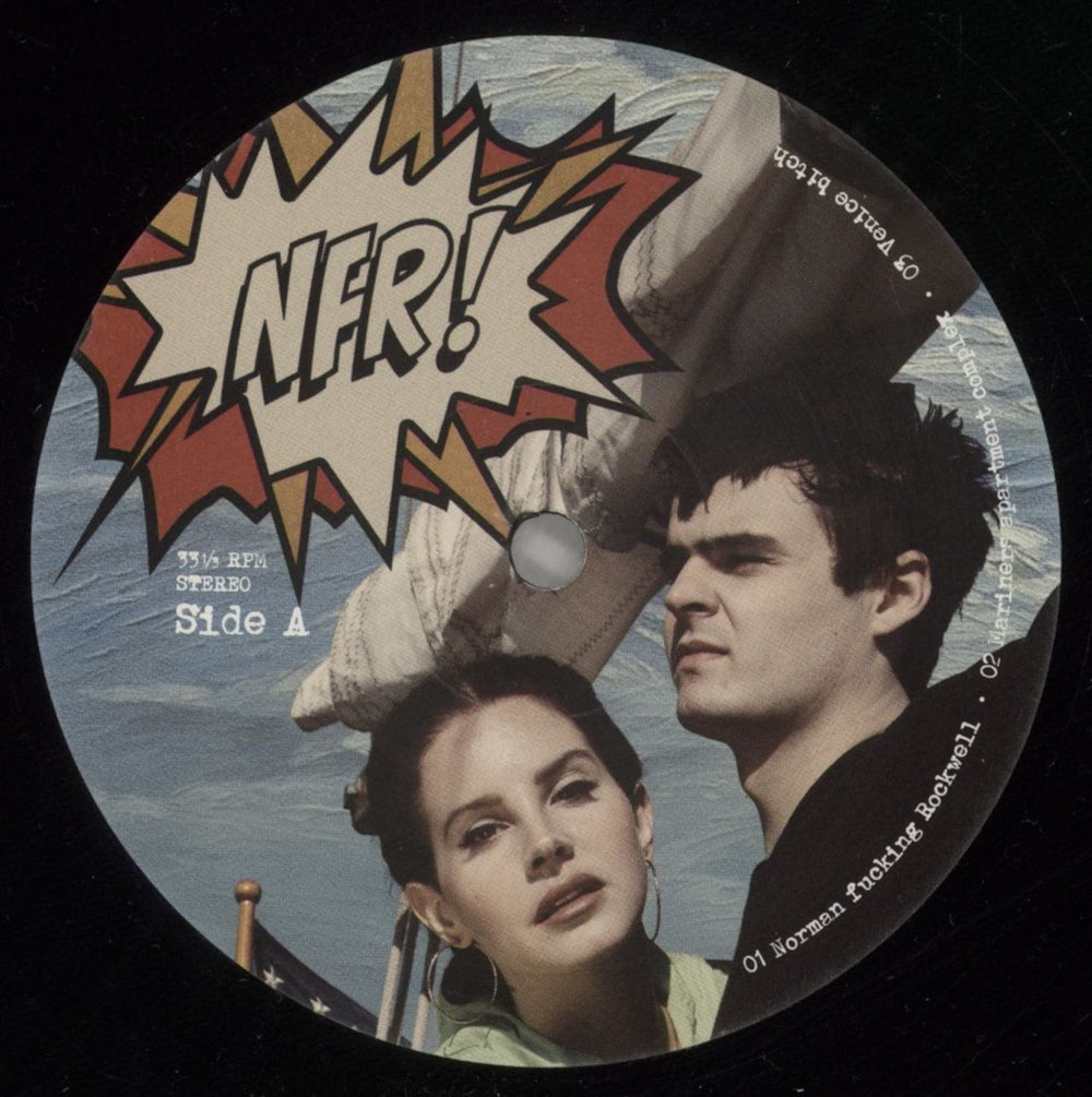 Lana Del Rey NFR! UK 2-LP vinyl record set (Double LP Album) L3X2LNF855572