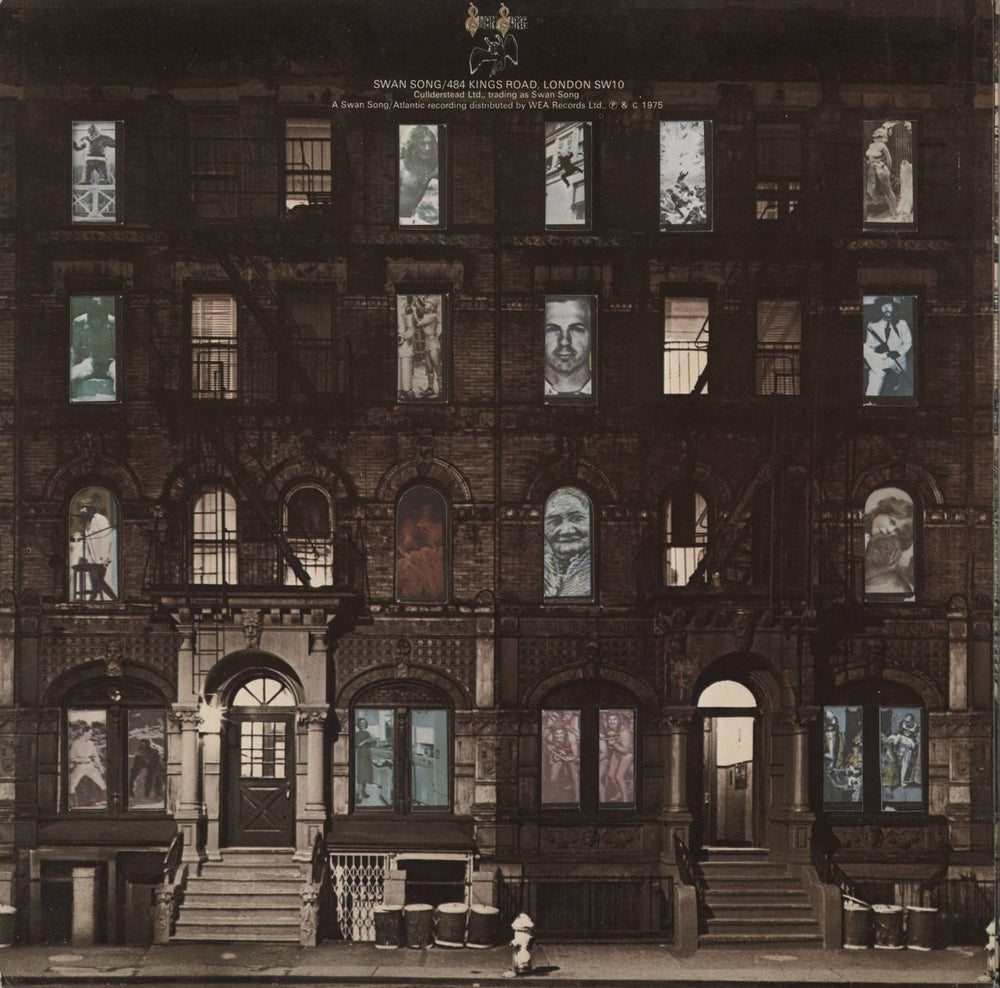 Led Zeppelin Physical Graffiti - 1st - VG UK 2-LP vinyl record set (Double LP Album)