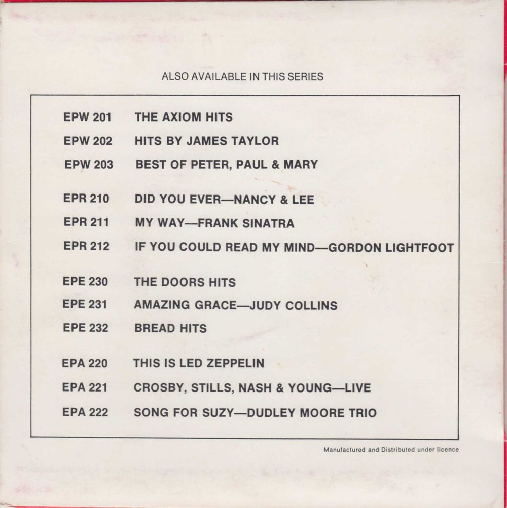 Led Zeppelin This Is Led Zeppelin - VG/EX Australian 7" vinyl single (7 inch record / 45) ZEP07TH667976