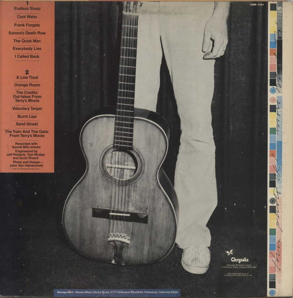 Leo Kottke Burnt Lips UK vinyl LP album (LP record)