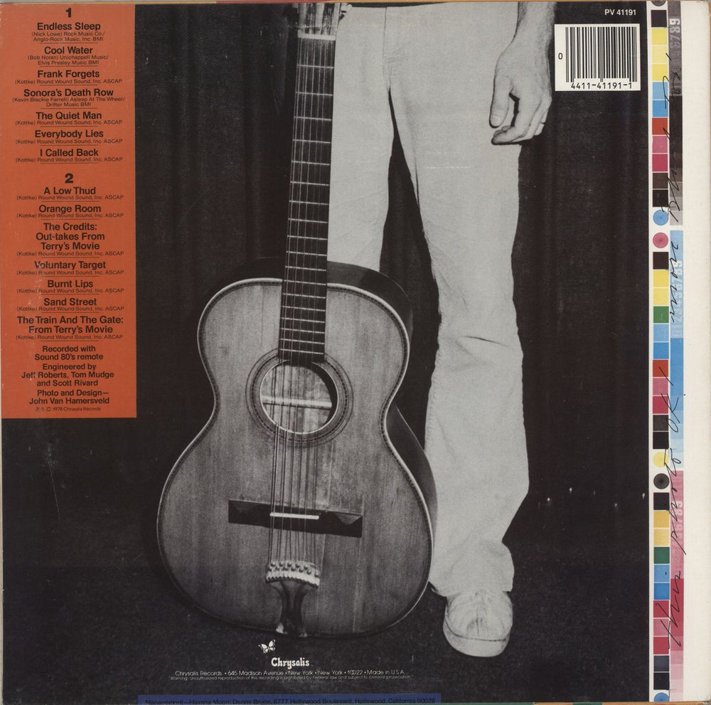 Leo Kottke Burnt Lips US vinyl LP album (LP record) 044114141112