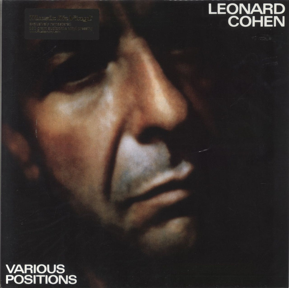 Leonard Cohen Various Positions - 180 Gram Vinyl UK vinyl LP album (LP record) MOVLP504
