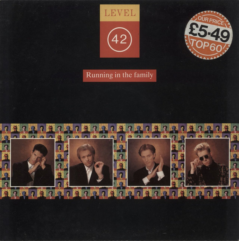 Level 42 Running In The Family UK vinyl LP album (LP record) POLH42
