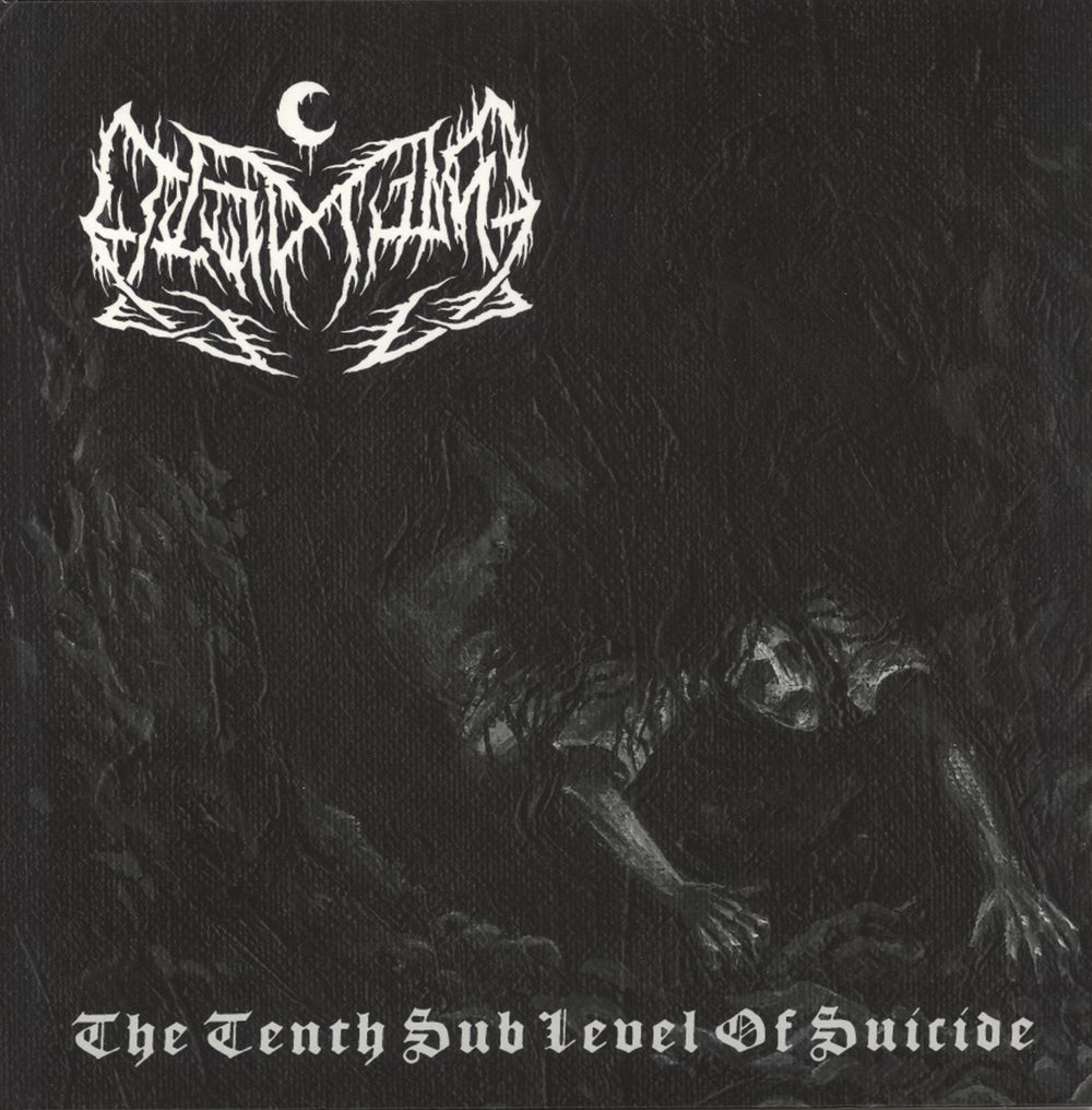 Leviathan (Black Metal) The Tenth Sub Level Of Suicide - Grey with Black Splatter Vinyl US 2-LP vinyl record set (Double LP Album) DEAD43LP
