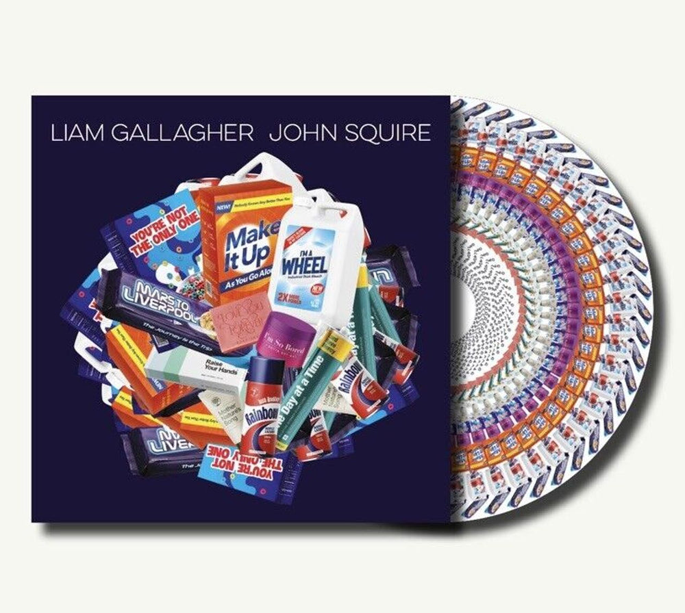 Liam Gallagher & John Squire Liam Gallagher John Squire - Zoetrope Picture Disc Numbered Edition UK picture disc LP (vinyl picture disc album) 5054197893988