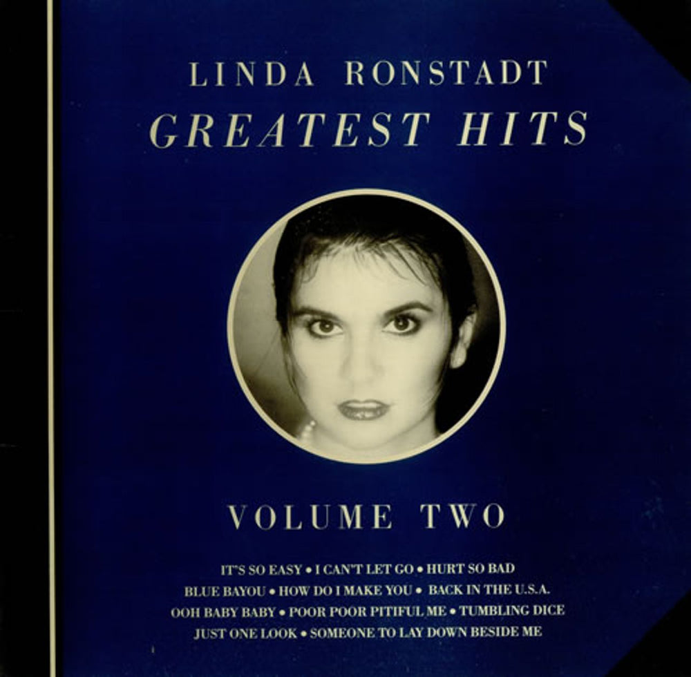 Linda Ronstadt Greatest Hits Volume Two UK vinyl LP album (LP record) K52255