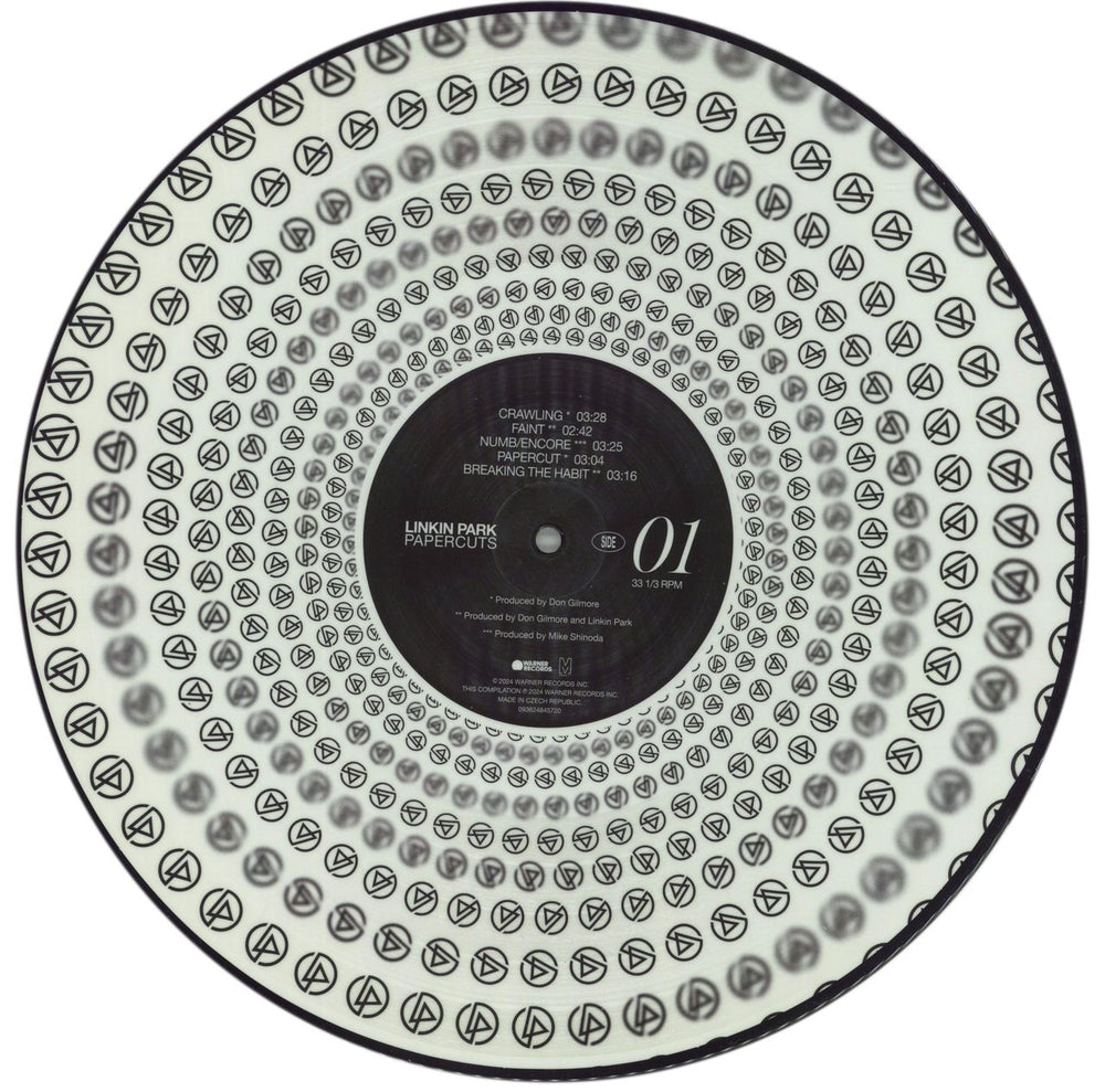 Linkin Park Papercuts - Zoetrope UK picture disc LP (vinyl picture disc album) LKPPDPA869032