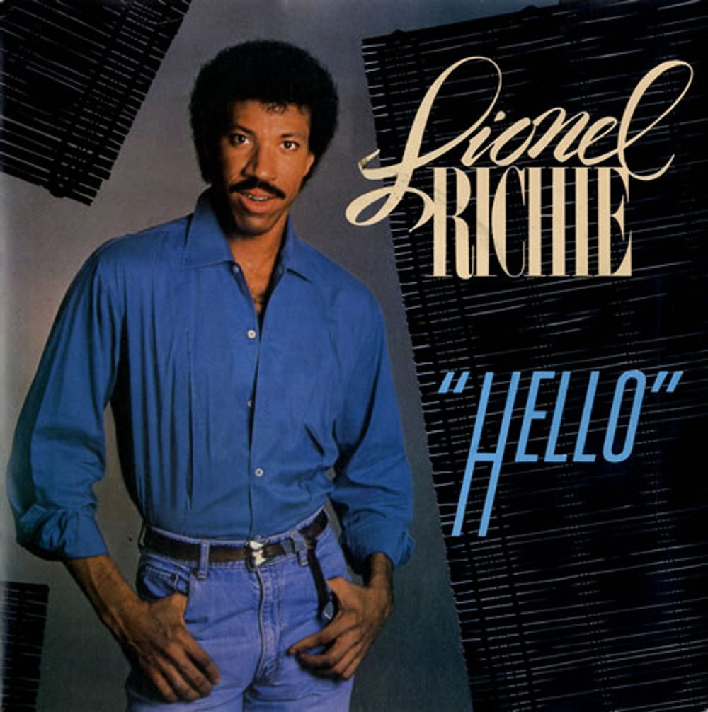 Lionel Richie Hello - P/S - Solid UK 7" vinyl single (7 inch record / 45) TMG1330