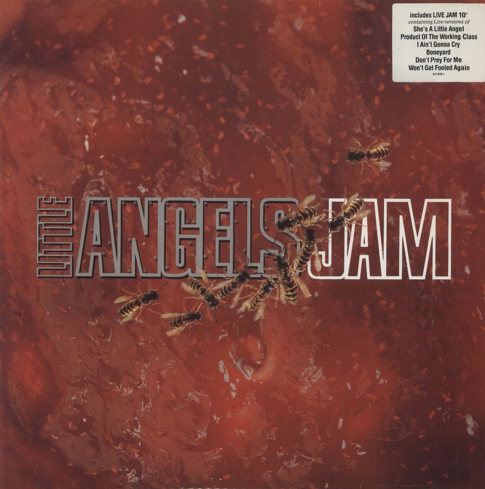 Little Angels Jam + 10" UK vinyl LP album (LP record) 517676-1