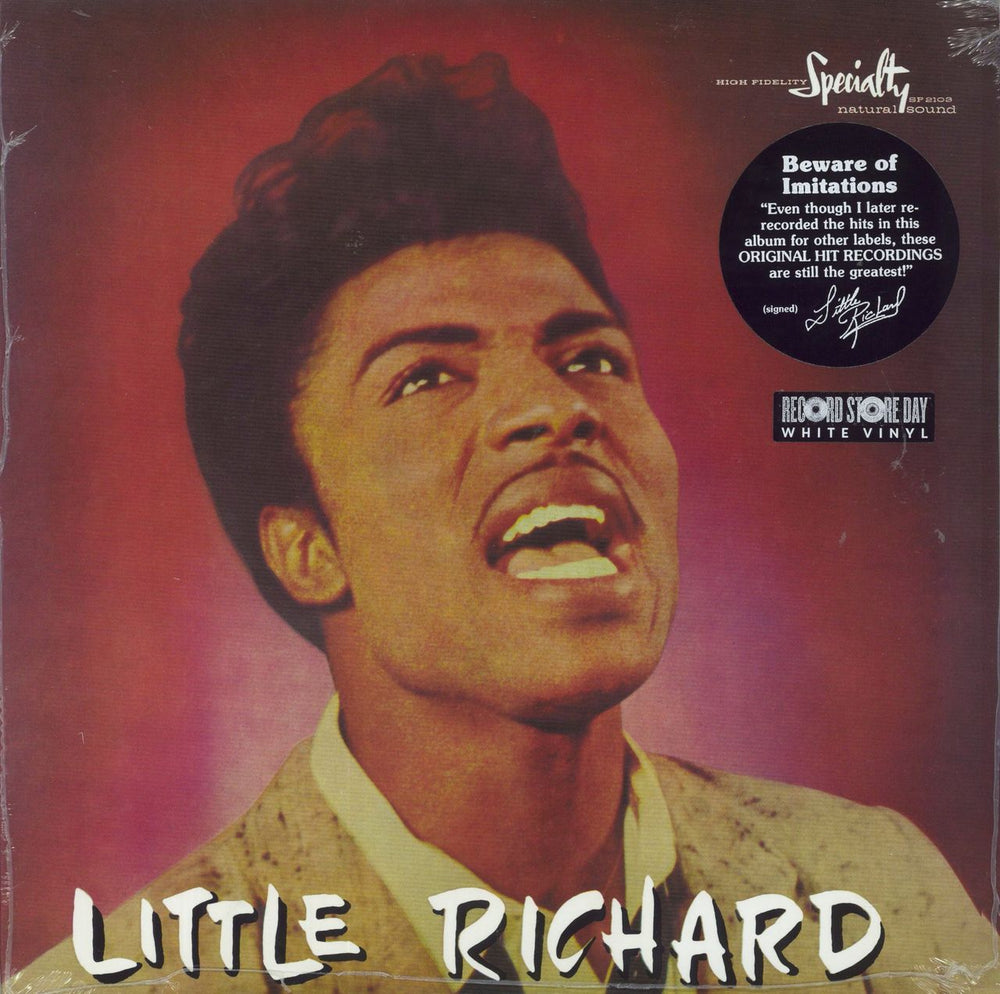 Little Richard Little Richard - RSD '14 - White Vinyl - Sealed US vinyl LP album (LP record) SP-2103