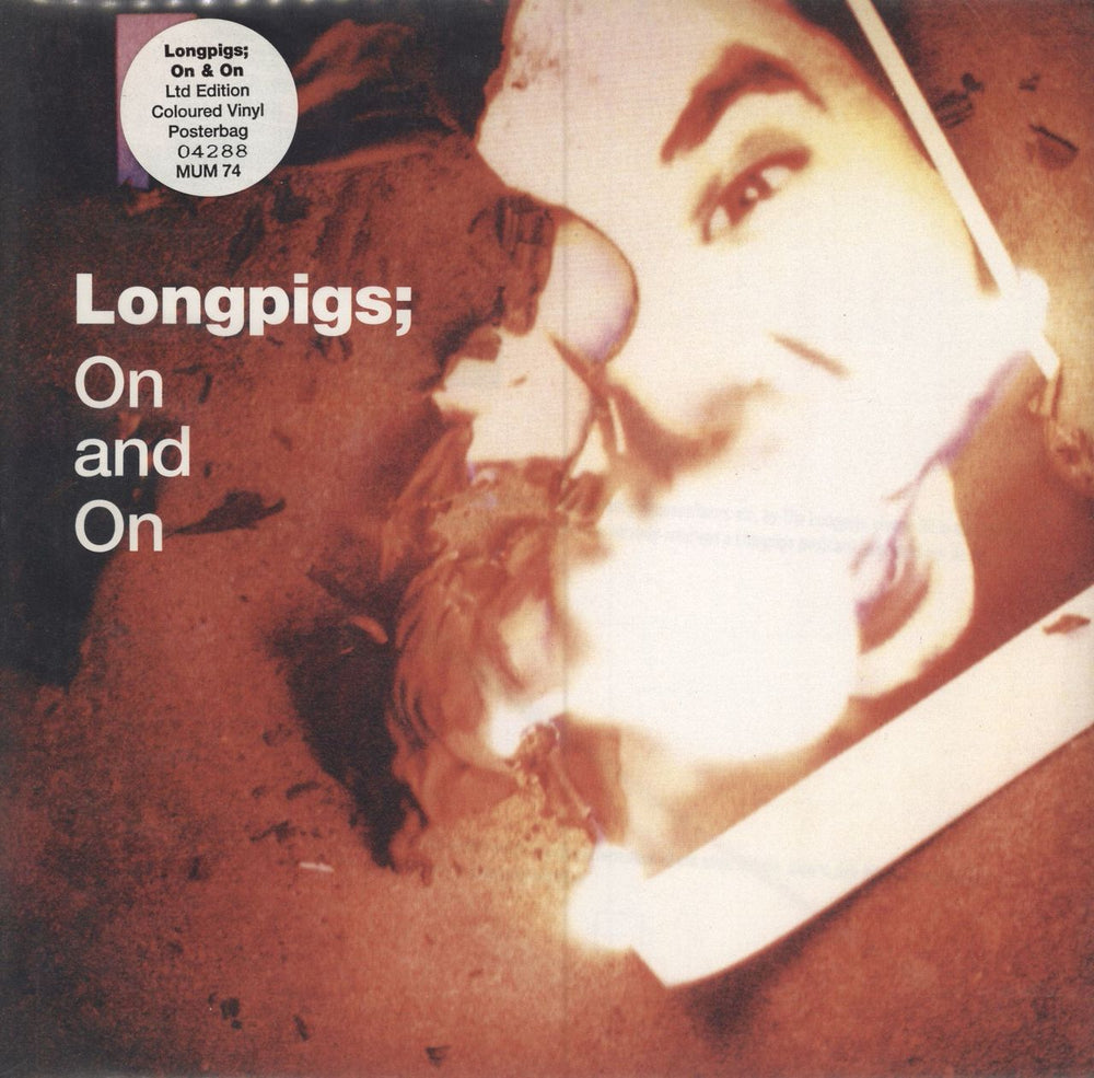 Longpigs On And On - Green Vinyl UK 7" vinyl single (7 inch record / 45) MUM74