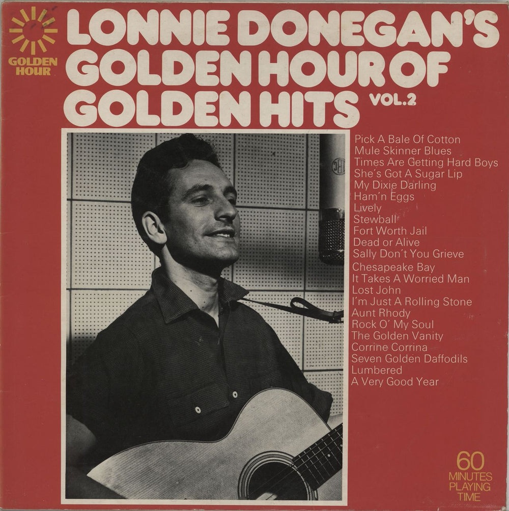 Lonnie Donegan Golden Hour Of Golden Hits Vol. 2 UK vinyl LP album (LP record) GH565