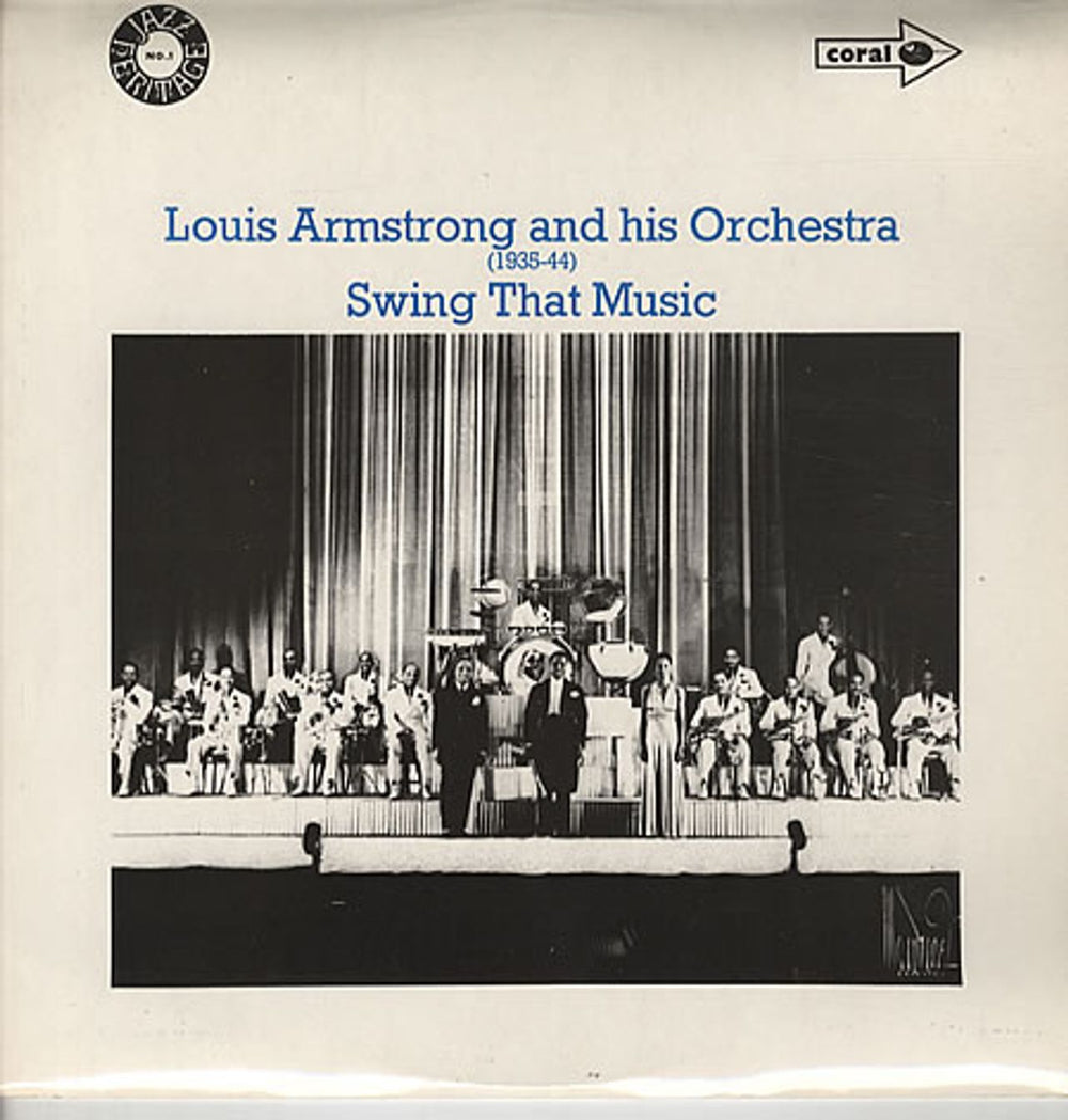 Louis Armstrong Swing That Music UK vinyl LP album (LP record) CP1